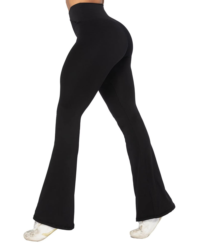 30'' Women's Cross Waist Flared Leggings