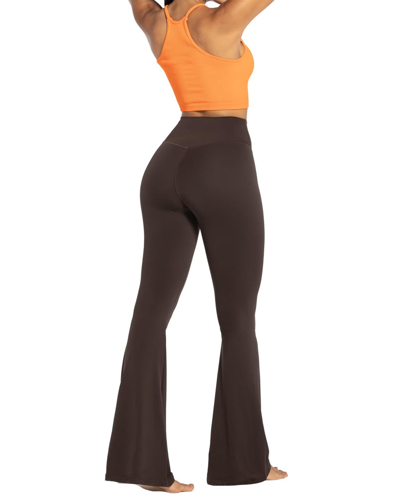 30'' Women's Cross Waist Flared Leggings