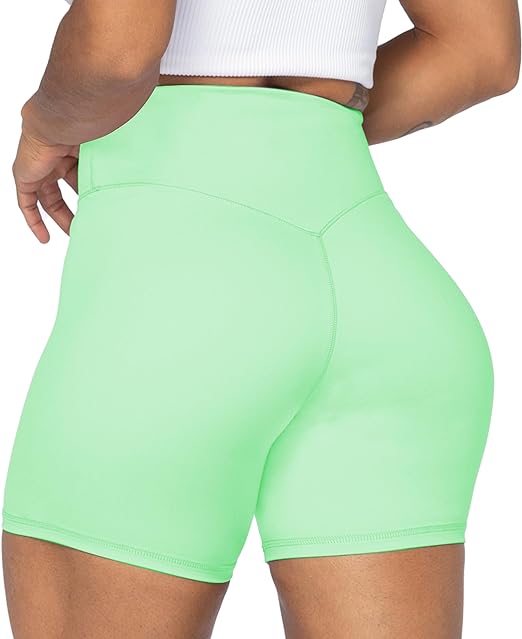 5" High Waist Biker Shorts for Women