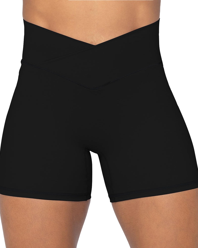 4” Crossover Biker Shorts for Women