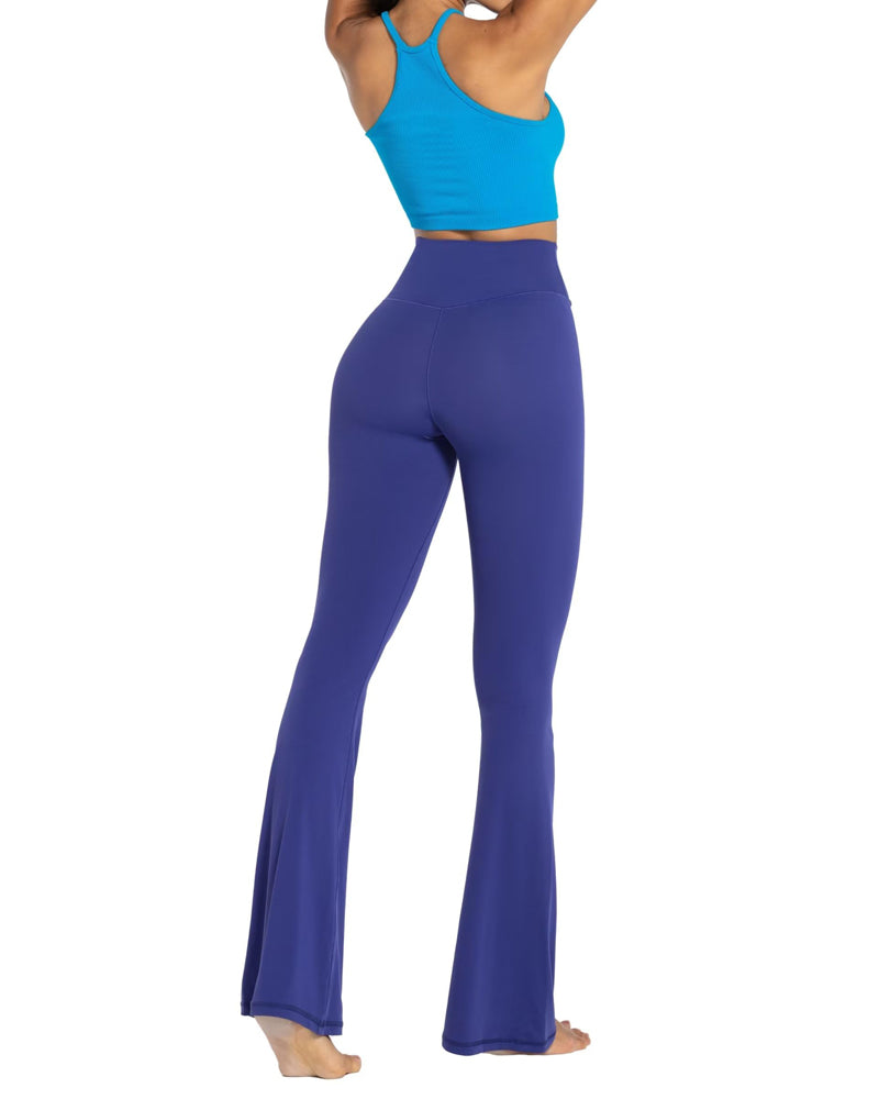 30'' Women's Cross Waist Flared Leggings