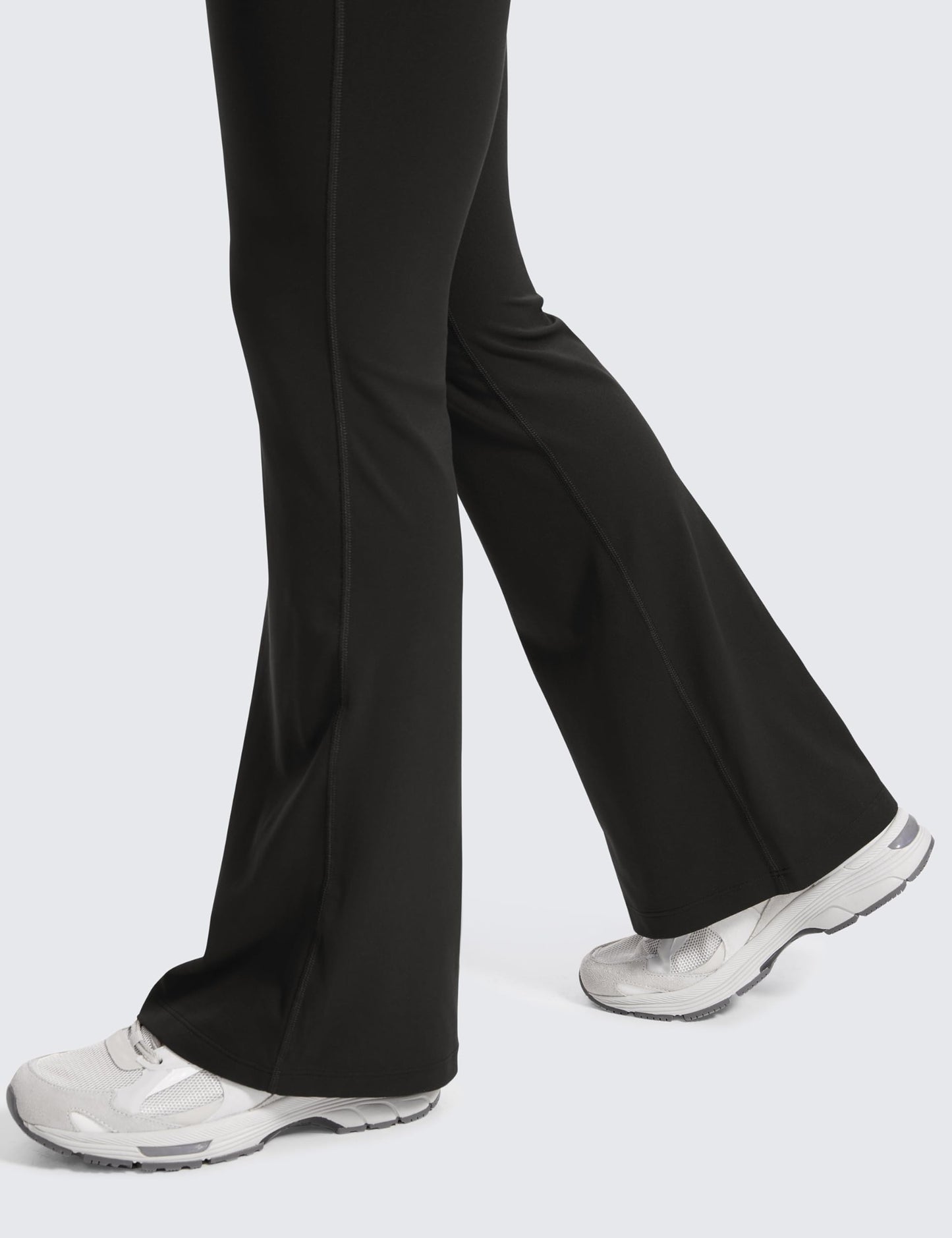 Sunzel Maternity Flare Leggings Yoga Bell Bottom Pants Pregnancy Wide Waistband Stretchy Workout Leggings for Women Pre Postpartum Support