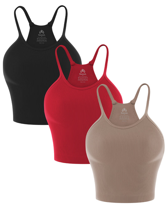 Crop Ribbed Tank Tops