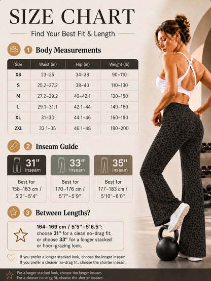 Sunzel Women's Wide Leg Yoga Pants Straight Leg High Waist Workout Leggings