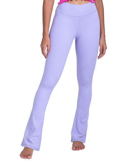 High Waist Mini Flared Leggings for Women