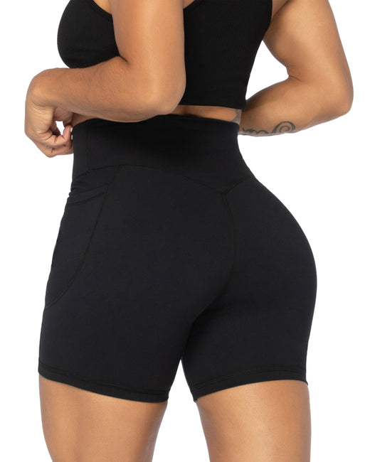 Sunzel No Front Seam High Waist Biker Shorts for Women, Squat Proof Yoga Workout Gym Bike Shorts