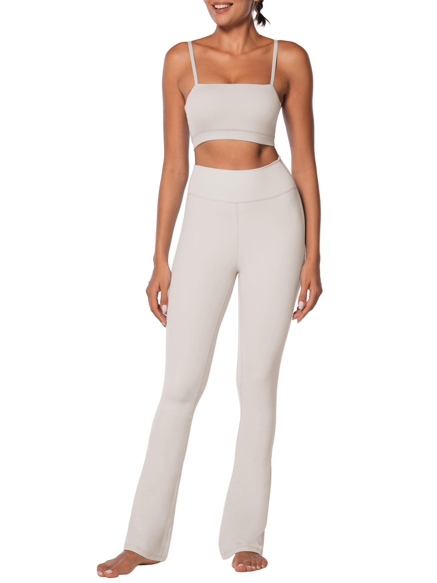 30“High Waist Mini Flared Leggings for Women