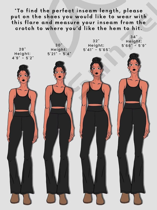 Funidos Yoga Tummy Control V-Waist Bell Bottom Pants Flared Pants No Front Seam High-Waisted Butt Lift