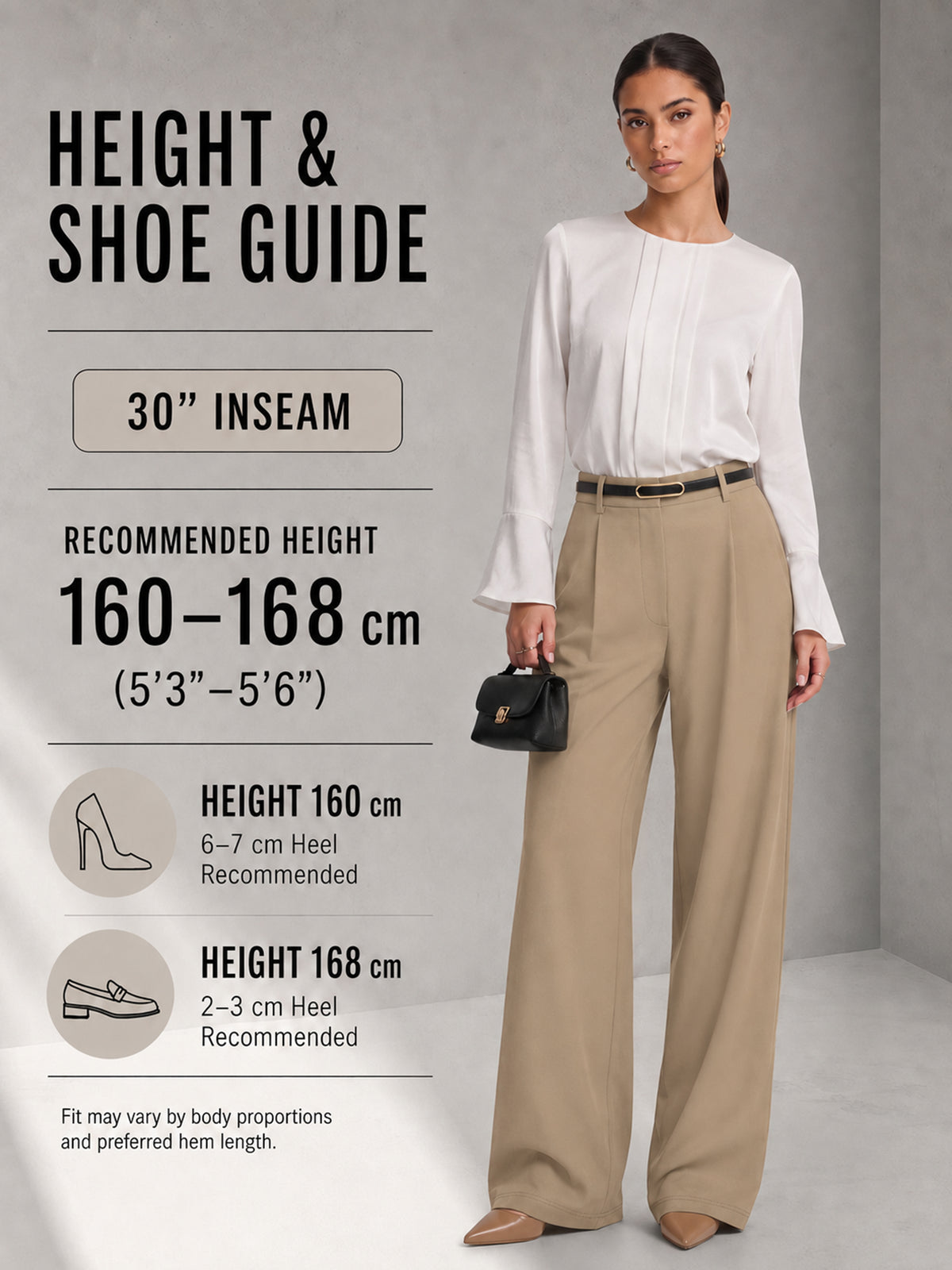 Sunzel Women's Wide Leg Dress Pants with Pockets Business Casual Trousers
