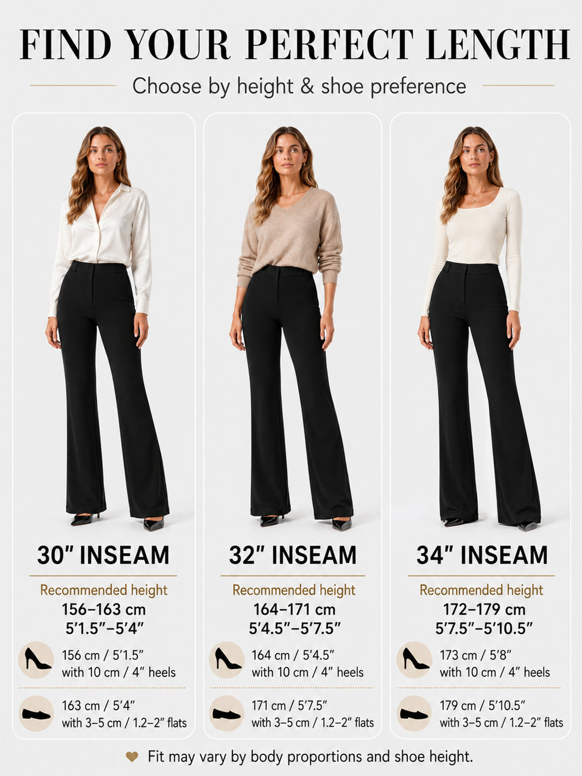 Sunzel Womens Mini Flare Dress Pants Hidden Butt Scrunch Work Trouser