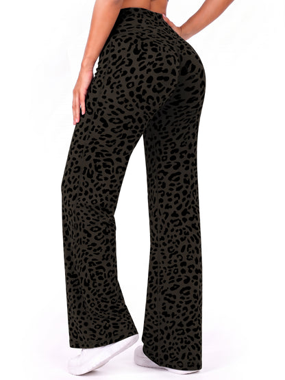 Sunzel Women's Wide Leg Yoga Pants Straight Leg High Waist Workout Leggings