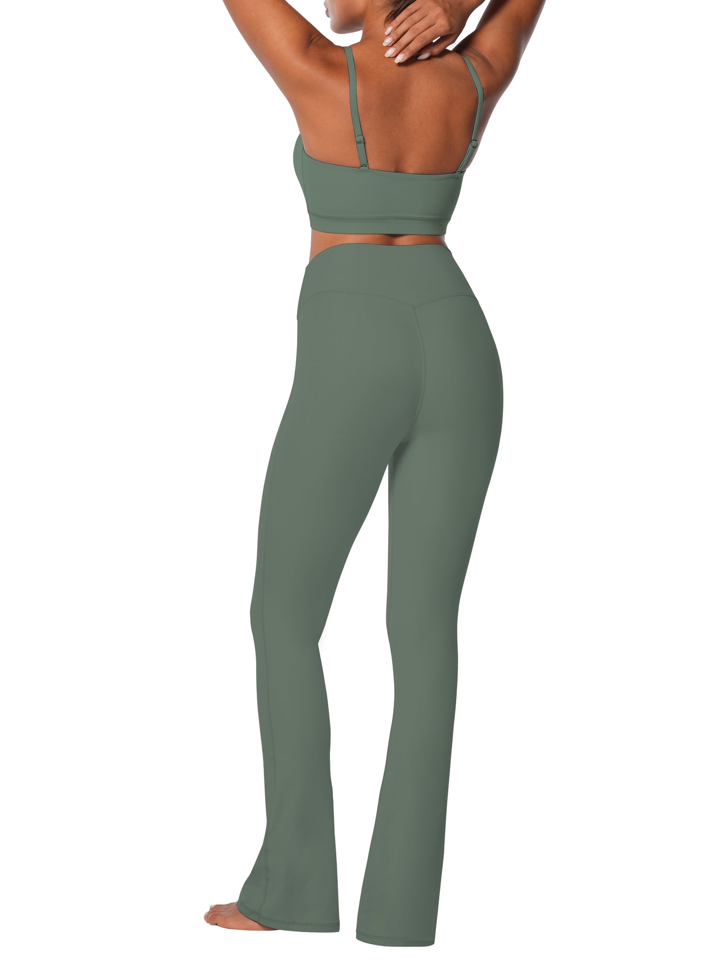 30“High Waist Mini Flared Leggings for Women