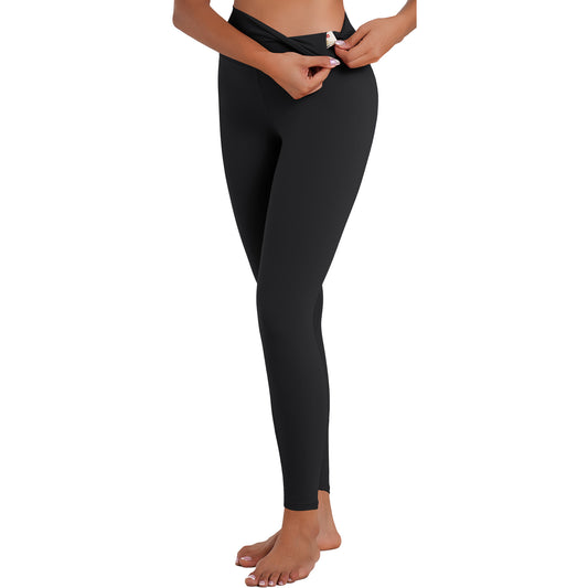 Funidos High Waisted Yoga Pants with Tummy Control, 4-Way Stretch Breathable Workout Leggings for Women, Squat Proof Fitness Yoga Exercise