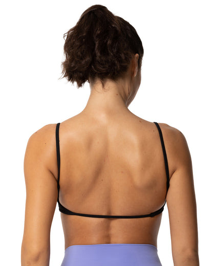 Seamless Open Back Sports Bra with Padding