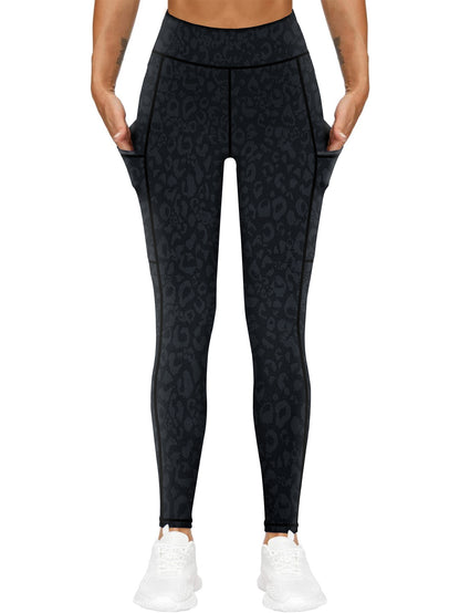 High-Waist Yoga Pants with Side Pocket Stretchable Comfortable Workout Leggings for Women Available in S-XXL Perfect for Yoga Gym and Daily Wear