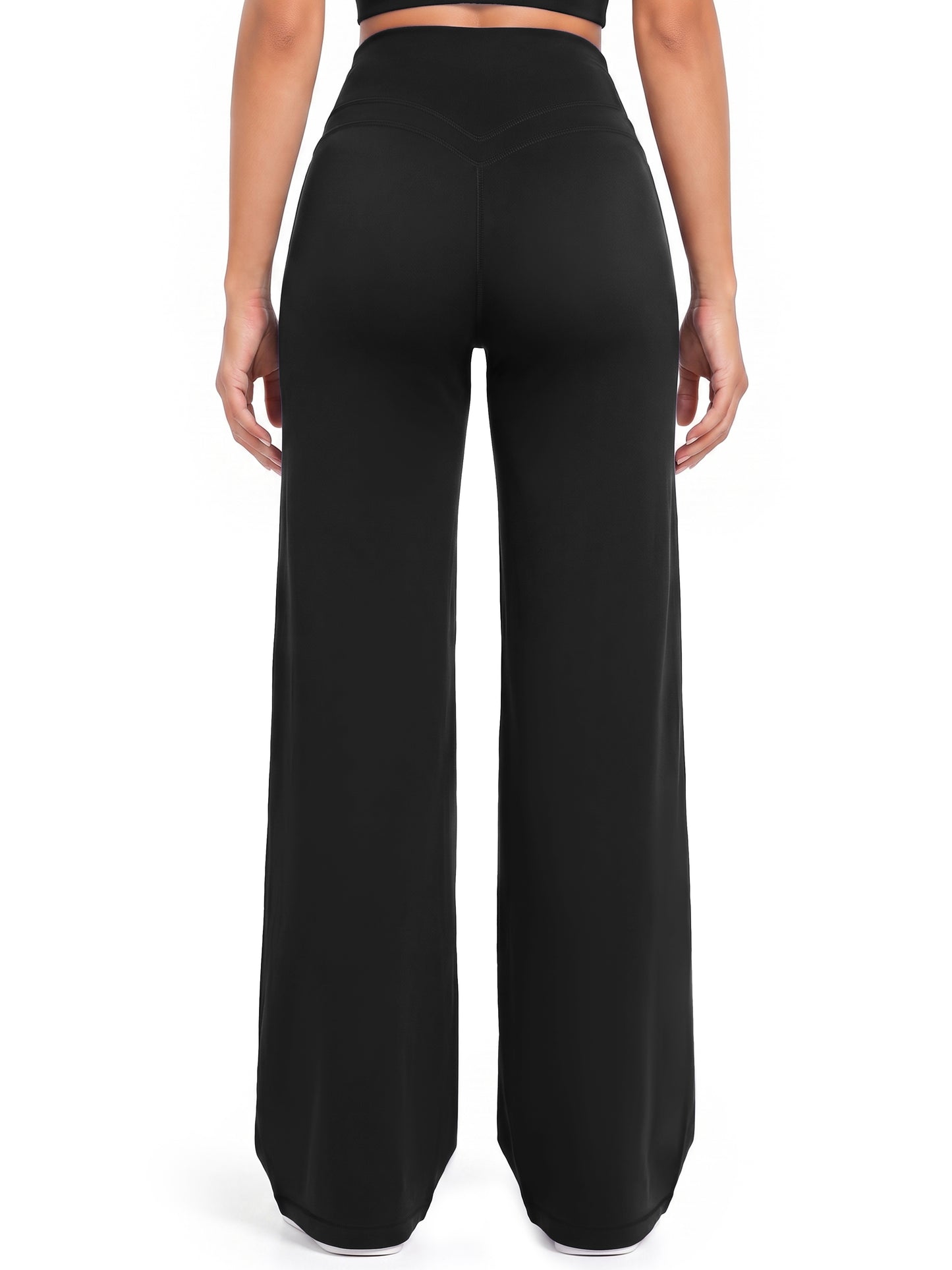 Sunzel Women's Wide Leg Yoga Pants Straight Leg High Waist Workout Leggings | No Front Seam, Hidden Butt Scrunch, Butt-Lifting Fit, Buttery-Soft Feel, Tummy Control, Multiple Inseams For Various Heights