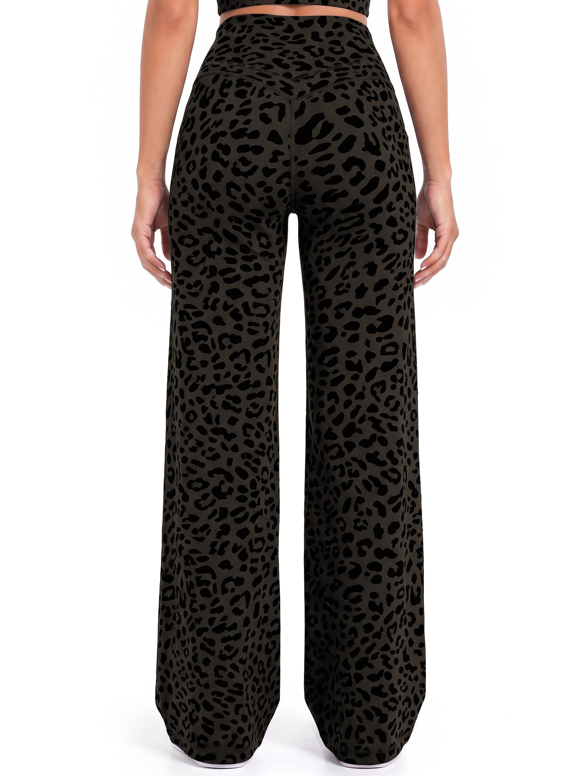 Sunzel Women's Wide Leg Yoga Pants Straight Leg High Waist Workout Leggings