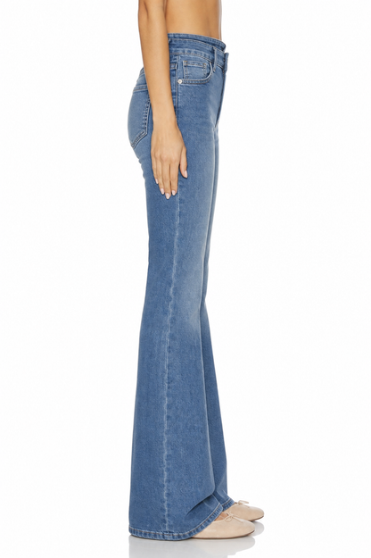 Sunzel Womens High Waisted Flare Jeans Stretch Denim Pants Bootcut Slim Fit Casual Going Out Jeans with Pockets
