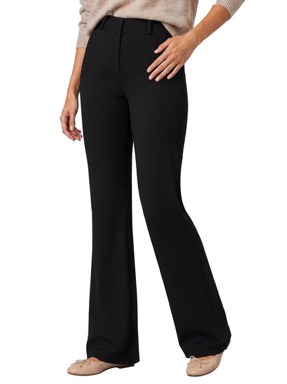 Sunzel Womens Mini Flare Dress Pants Hidden Butt Scrunch Work Trouser