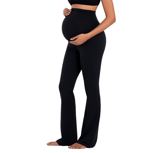 Funidos Maternity Yoga Pants Pregnancy Workout Leggings High-Waisted Support Buttery Soft Stretch Breathable Active Wear for Women