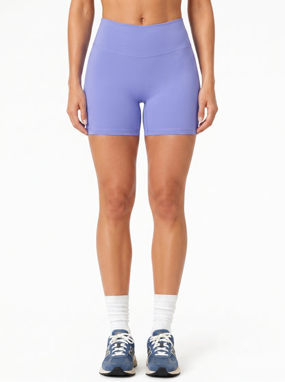 Sunzel No Front Seam High Waist Biker Shorts for Women, Squat Proof Yoga Workout Gym Bike Shorts