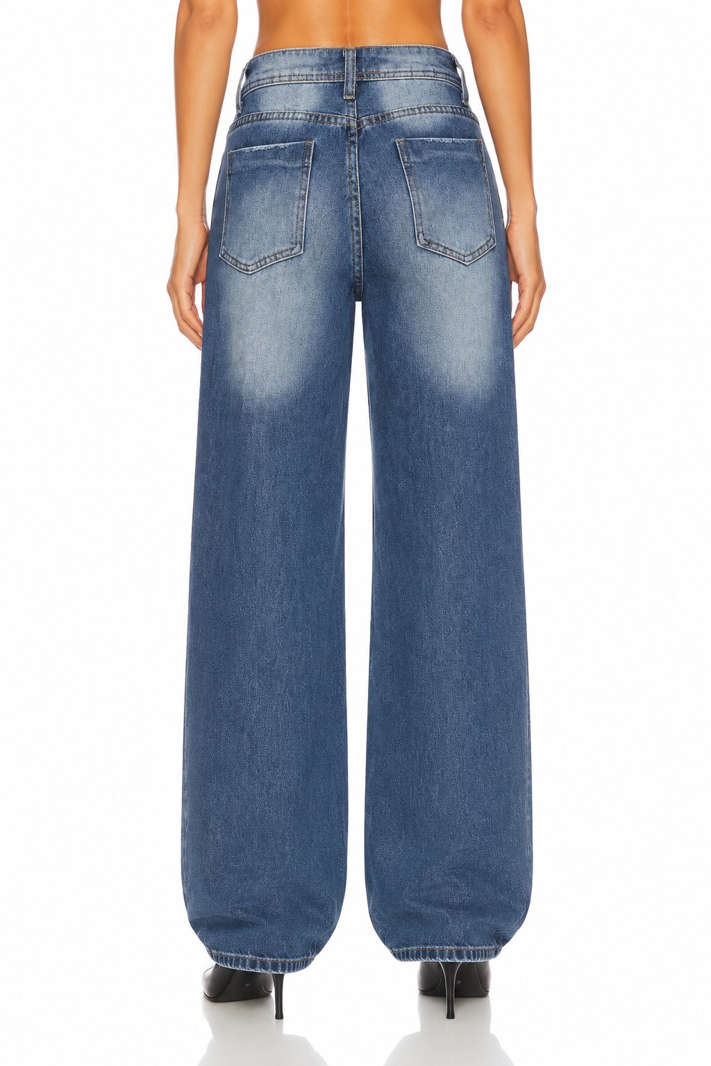 Sunzel Womens Wide Leg Jeans High Waisted Denim Pants, Loose Straight Vintage Jeans with Pockets Casual Streetwear
