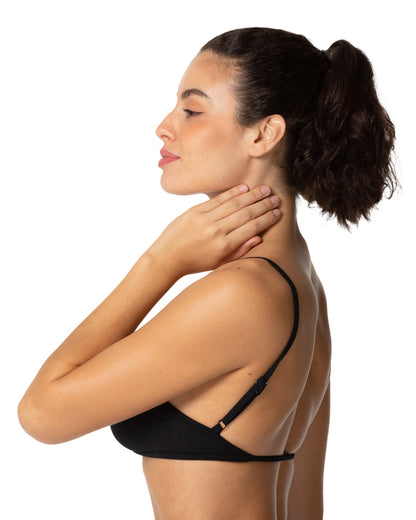 Seamless Open Back Sports Bra with Padding