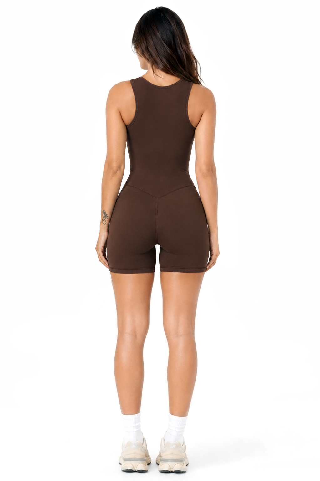 Sunzel Buttery Soft Shorts Sports Women's Square Neck Butt Lift Bodysuit