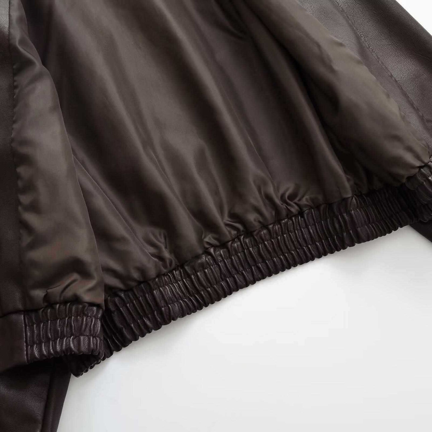 TRENDY URBAN STREET CASUAL JACKET – Lightweight, Oversized PU-Feel Outerwear with Pockets, Breathable & Wrinkle-Resistant for Everyday City Wear