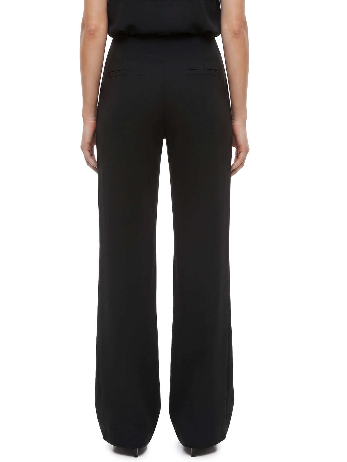 Sunzel Women's Mid Rise Wide Leg Dress Pants Stretchy Office Work Trousers