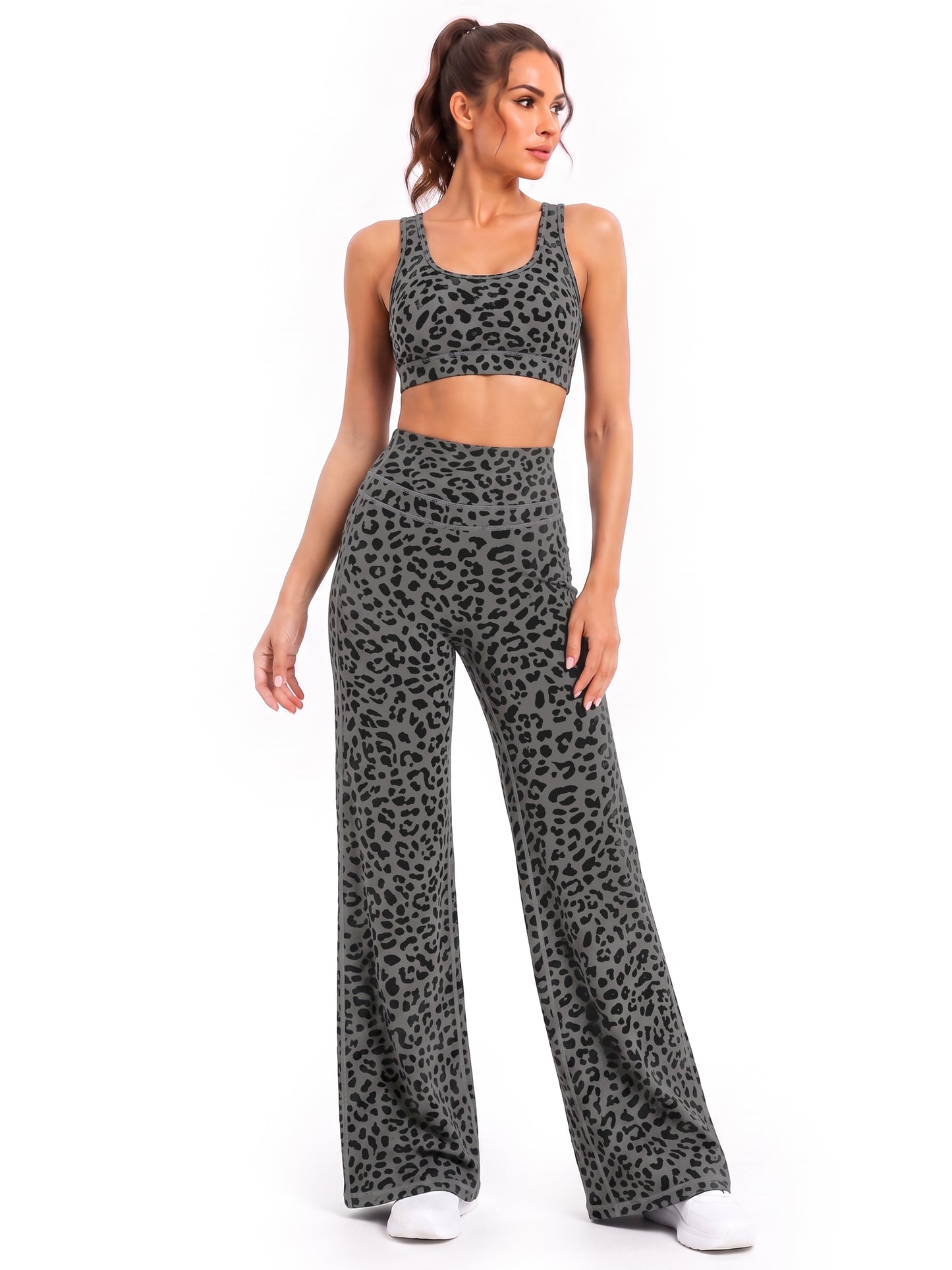 Sunzel Women's Wide Leg Yoga Pants Straight Leg High Waist Workout Leggings | No Front Seam, Hidden Butt Scrunch, Butt-Lifting Fit, Buttery-Soft Feel, Tummy Control, Multiple Inseams For Various Heights
