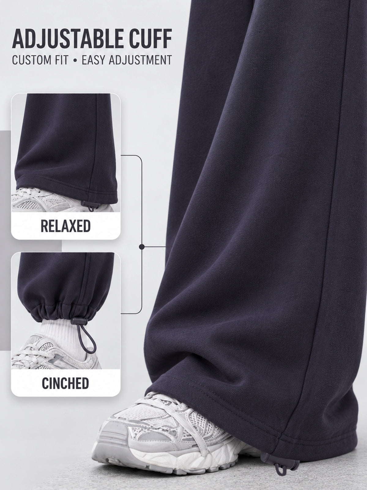 Sunzel Women's Two Piece Sweat Set Cropped Zip-Up Hoodie and Wide-Leg Pants