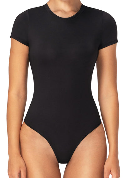 Women's Slim Fit T-Shirt Bodysuit Thong High Stretch Breathable BodysuitMoisture-Wicking Seamless Underwear Women's Shapewear