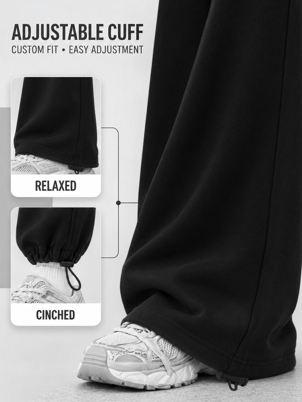 Sunzel Women's Two Piece Sweat Set Cropped Zip-Up Hoodie and Wide-Leg Pants