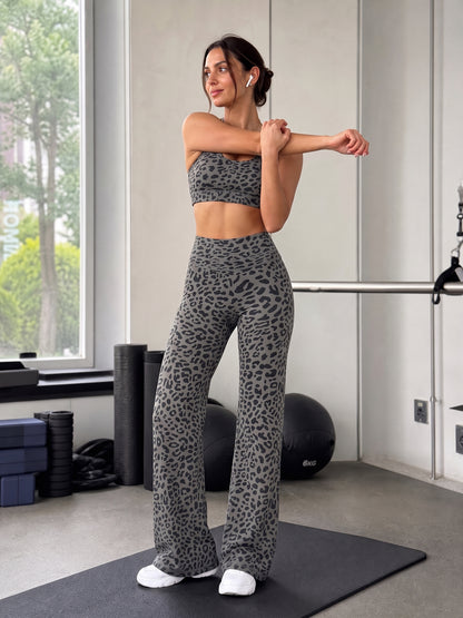 Sunzel Women's Wide Leg Yoga Pants Straight Leg High Waist Workout Leggings | No Front Seam, Hidden Butt Scrunch, Butt-Lifting Fit, Buttery-Soft Feel, Tummy Control, Multiple Inseams For Various Heights