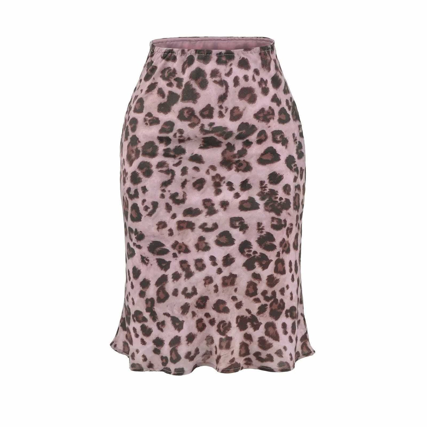 Sunzel Womens Leopard Print Midi Skirt High Waisted Bodycon Pencil Skirt Fluted Hem Smoothing Fall Winter Going Out Party Skirt