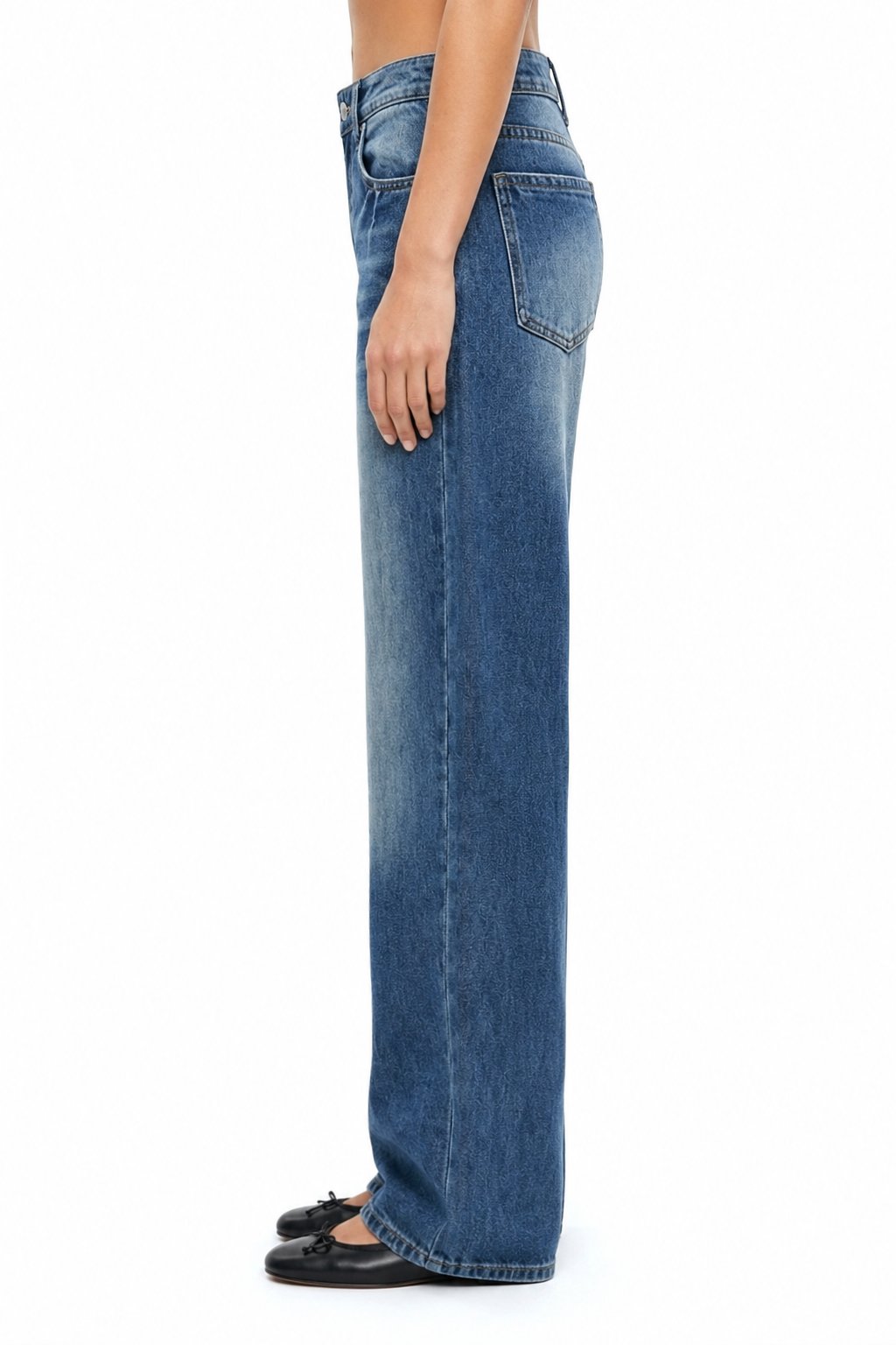 Sunzel Womens Wide Leg Jeans High Waisted Denim Pants, Loose Straight Vintage Jeans with Pockets Casual Streetwear