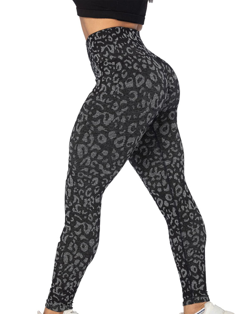 High-waisted Seamless Workout Leggings