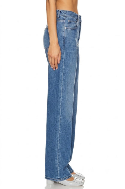Sunzel Womens Wide Leg Jeans High Waisted Denim Pants, Seam Front Loose Vintage Jeans with Pockets Casual Streetwear