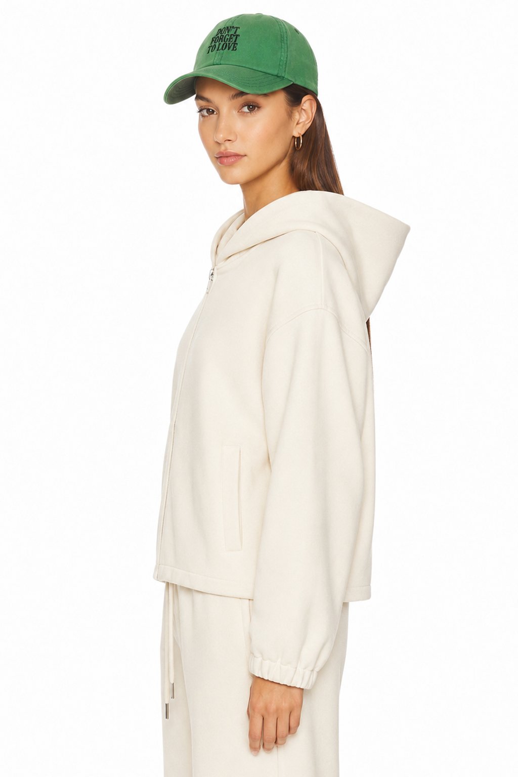 Sunzel Womens 2 Piece Lounge Set Zip Up Hoodie Wide Leg Sweatpants, Hooded Jacket and Drawstring Pants Matching Sweatsuit for Fall Winter Casual Travel Outfits