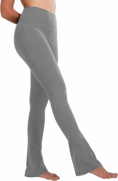 Sunzel High Waist Mini Flared Leggings for Women, Tummy Control Casual Flare Yoga Pants for Yoga Workout Gym