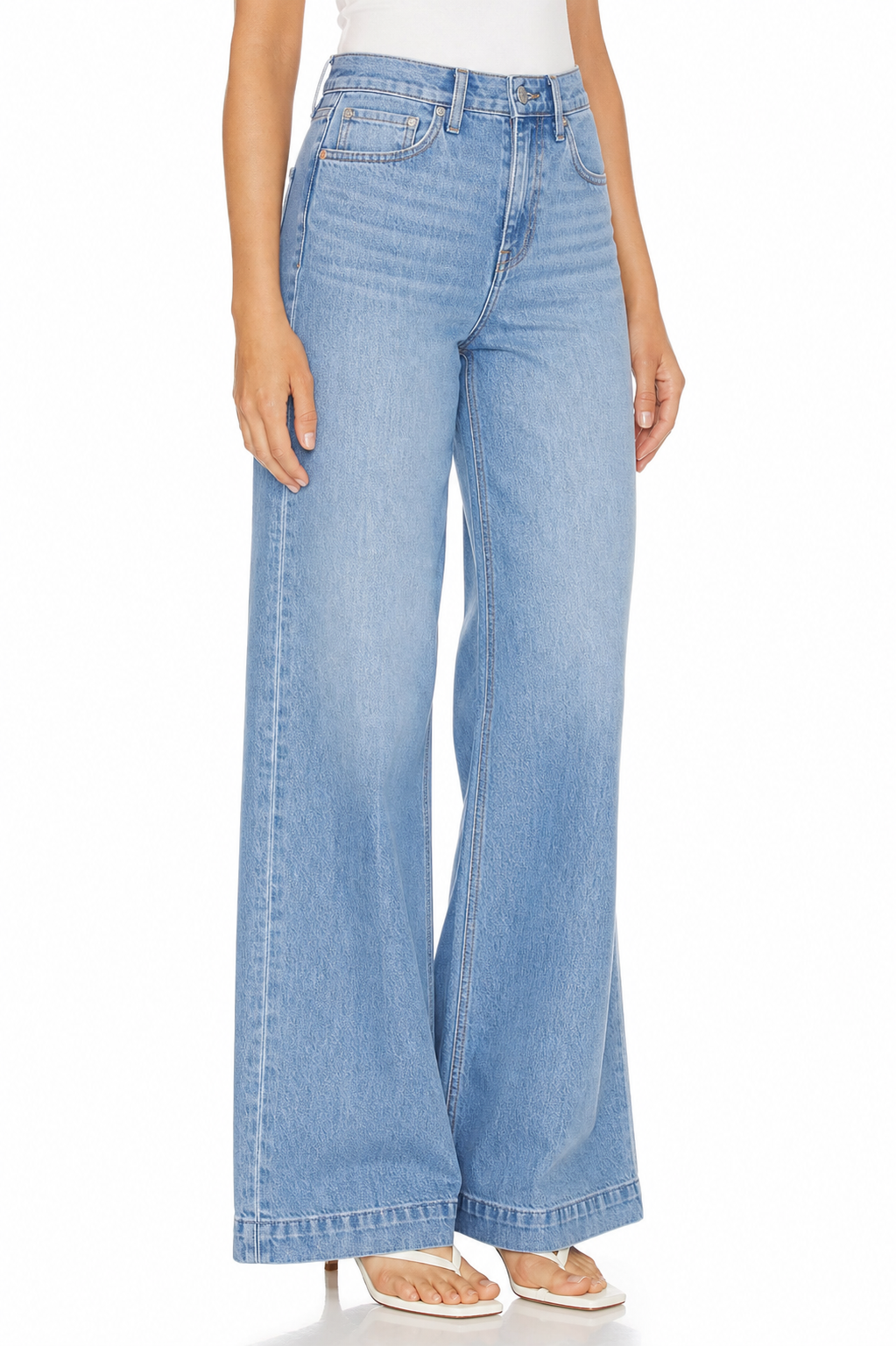 Sunzel Womens Wide Leg Jeans High Waisted Denim Pants Loose Fit Pocket Smoothing Casual Vintage Fall Winter Travel Jeans