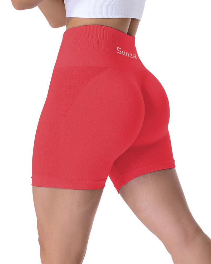 Sunzel Butt Scrunch Seamless Shorts Womens 5 Inch Workout Shorts