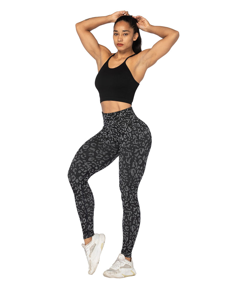 High-waisted Seamless Workout Leggings