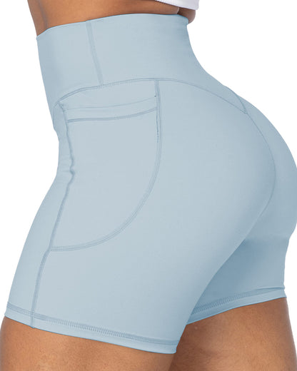 5" Biker Shorts for Women with Pockets