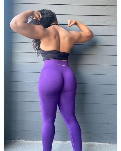 High-waisted Seamless Workout Leggings