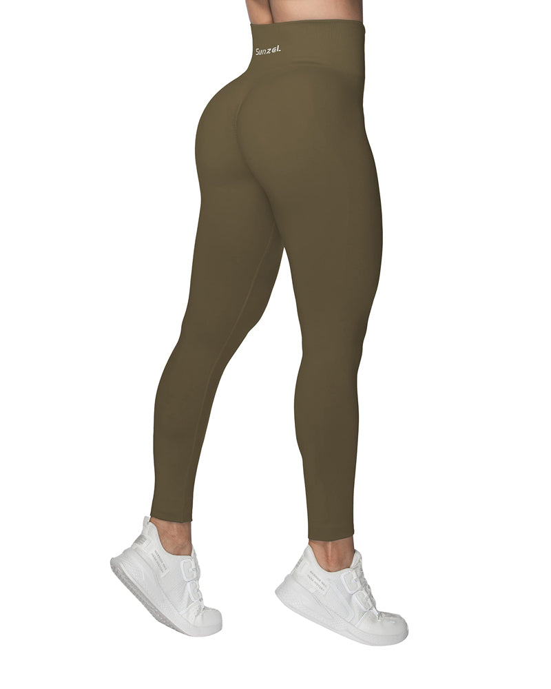 High-waisted Seamless Workout Leggings