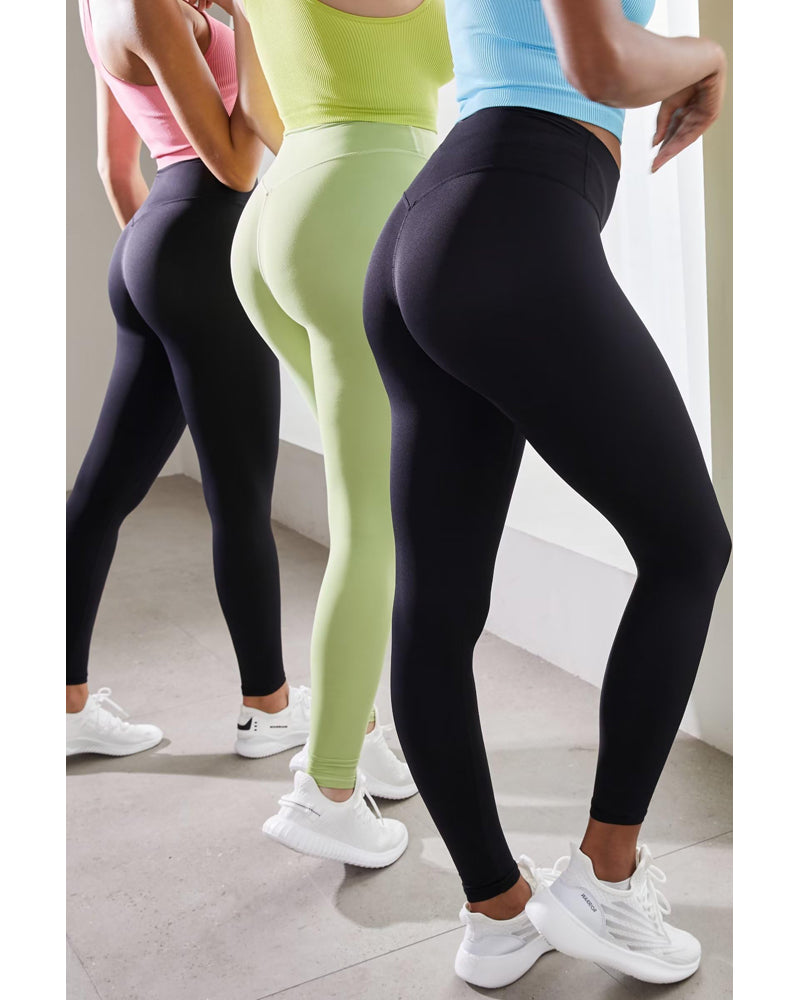 Creora High Waist Hip Tucking Yoga Pants Tight Fitness Workout Leggings  Side Pocket Breathable Moisture-absorbing Sports Women - AliExpress