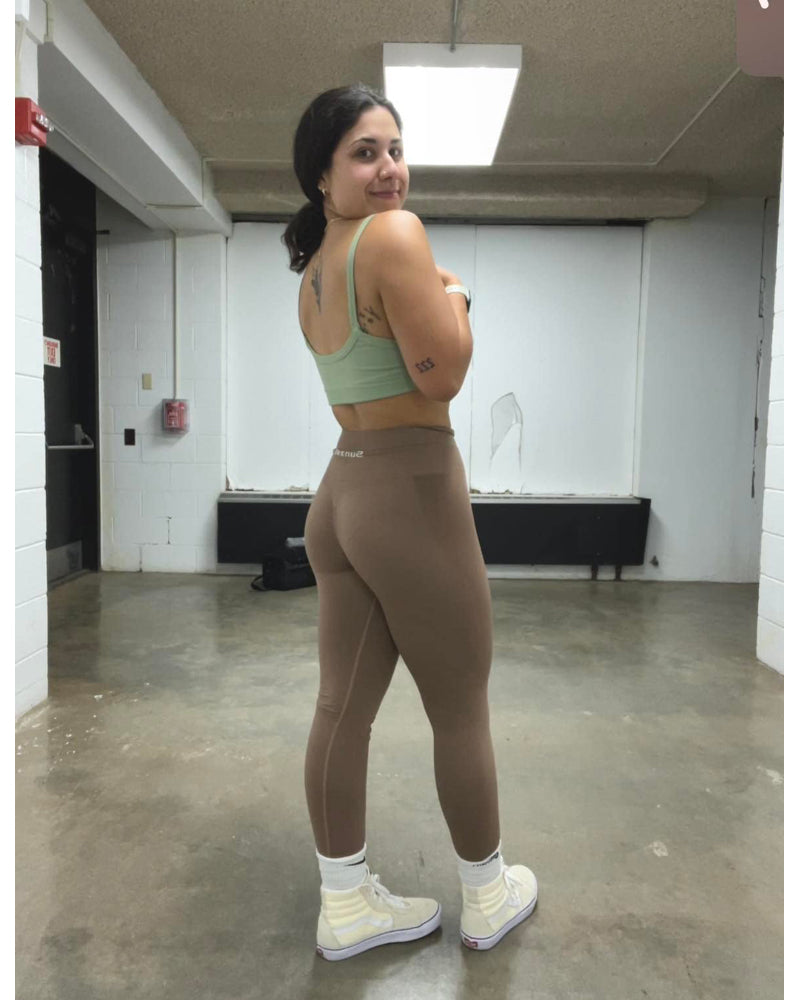 High-waisted Seamless Workout Leggings