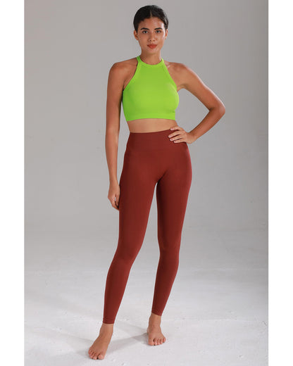 High-waisted Seamless Workout Leggings